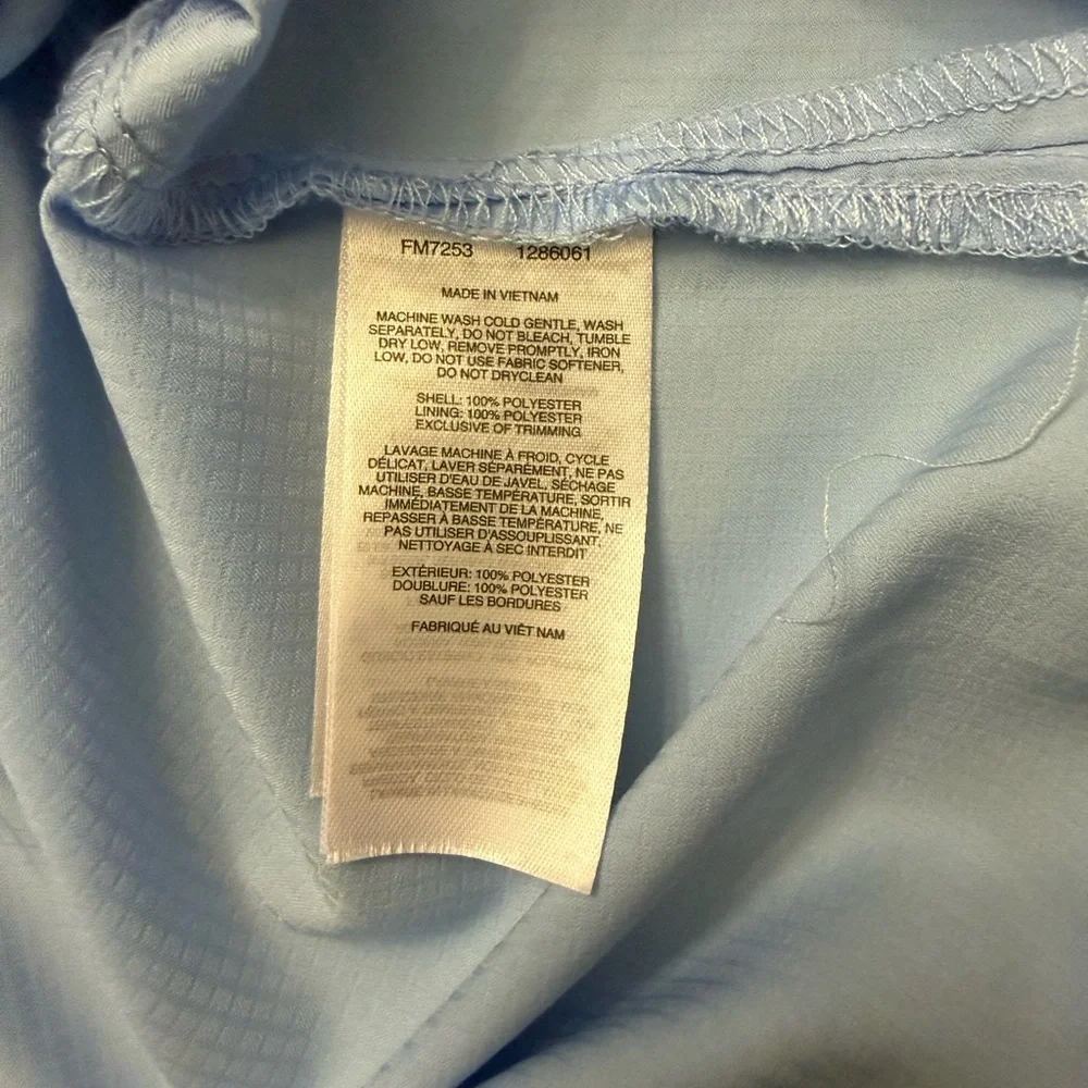 Columbia PFG Tamiami Fishing Shirt Mens Large Blue Omni Shade Long Sleeve - Picture 8 of 9
